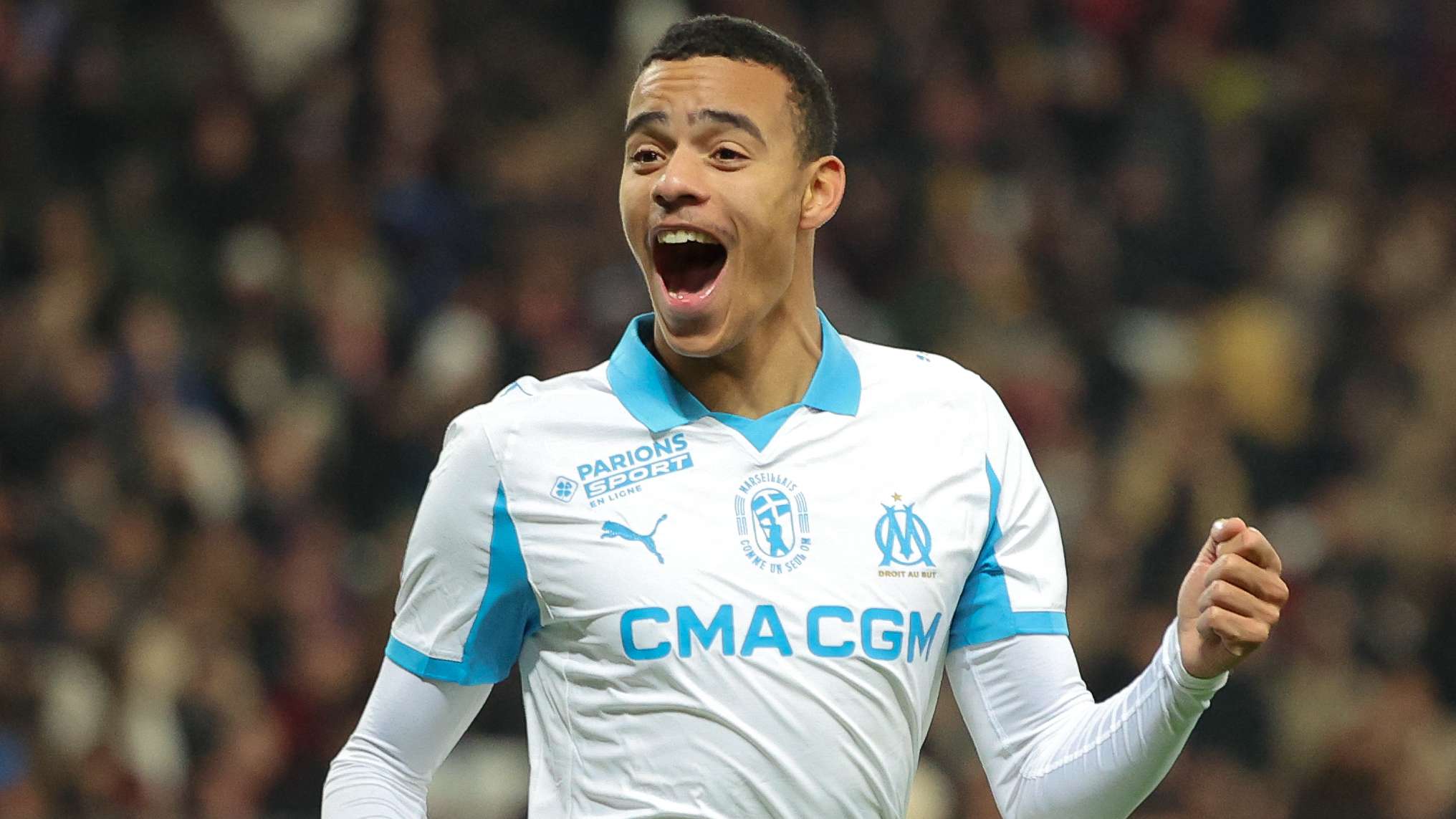 De Zerbi says Greenwood ‘becoming a complete player’ at Marseille  