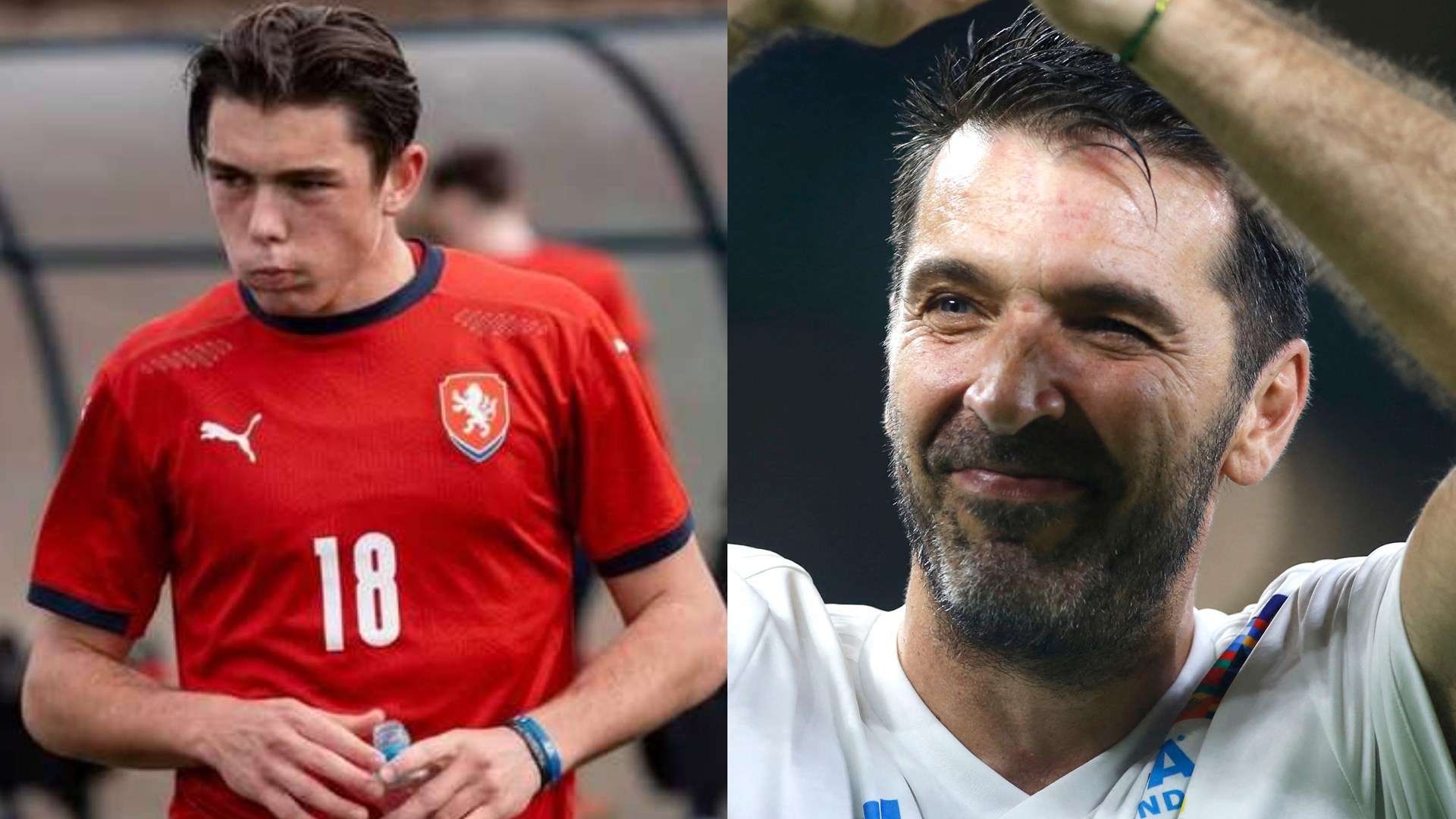 Buffon's son scores TWO hat-tricks on international duty - but not for Italy  