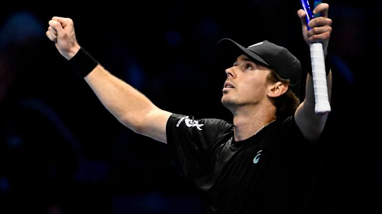 Carlos Alcaraz records milestone 70th win of year with victory over Musetti at ATP Finals  