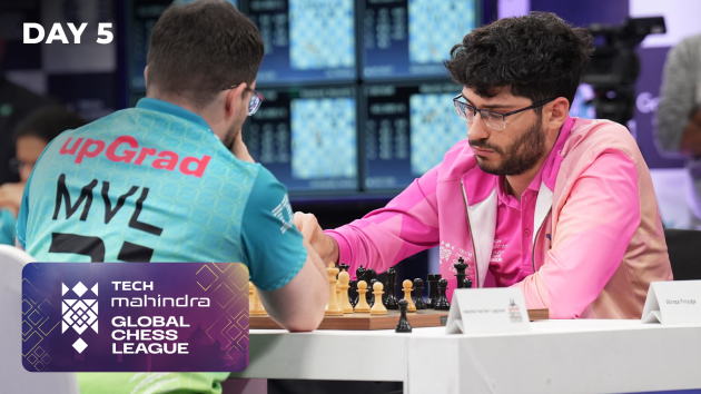 Firouzja On 5/5 As Triveni Continental Kings Grab Sole Lead  