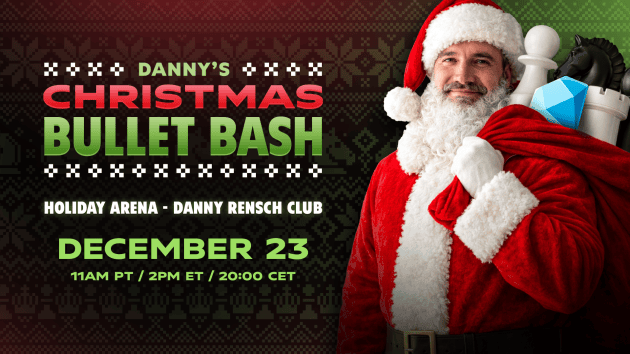 Play Danny's Christmas Bullet Bash For A Chance To Win Signed Chessboard, SCC Tickets  
