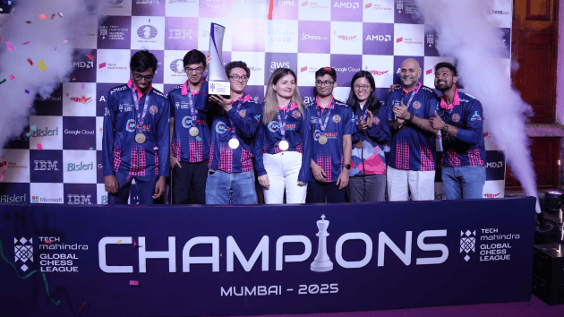 Caruana's Alpine SG Pipers Win 2025 Global Chess League  