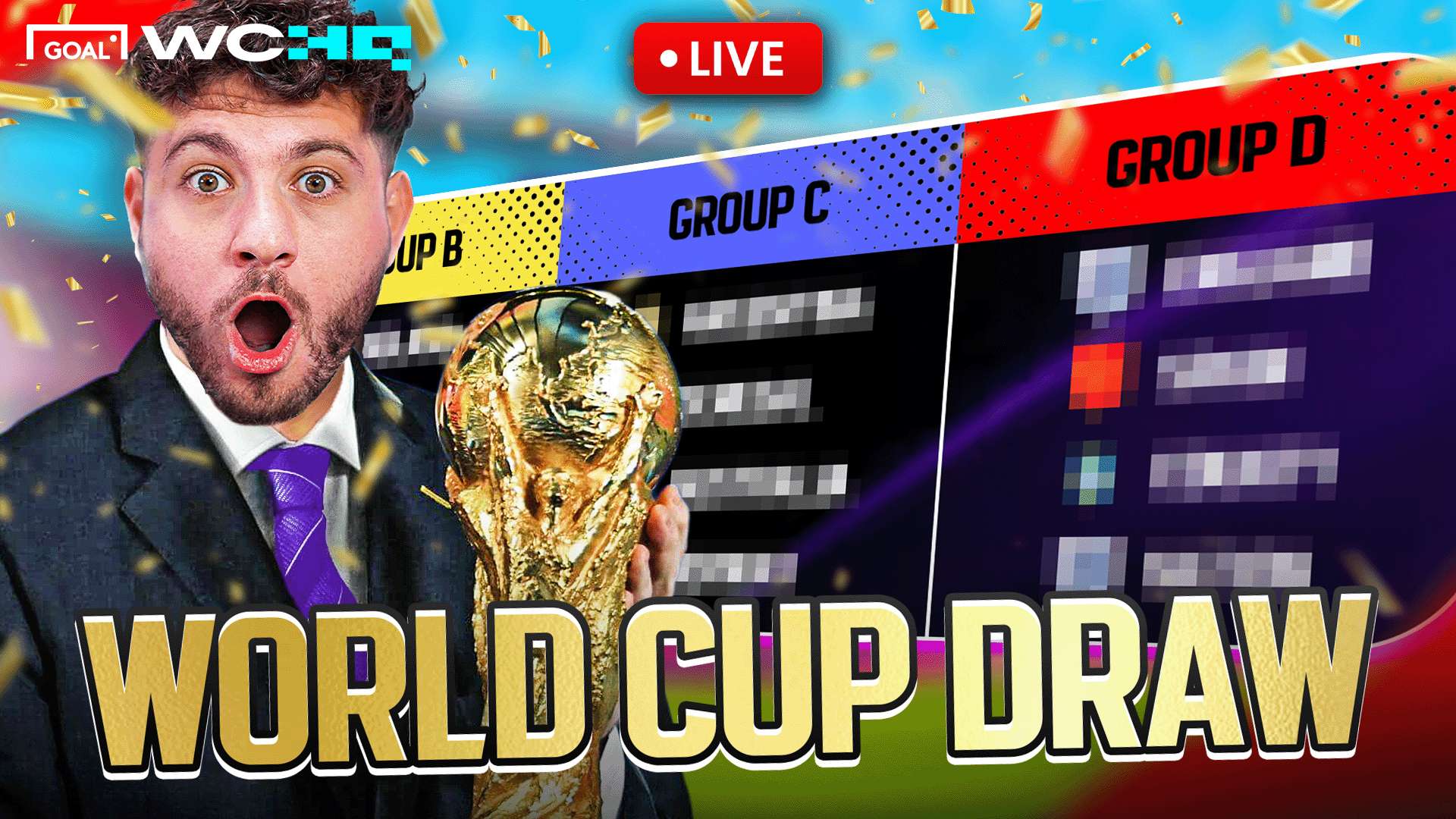 🎥 | Front Three's EPIC World Cup draw watchalong  