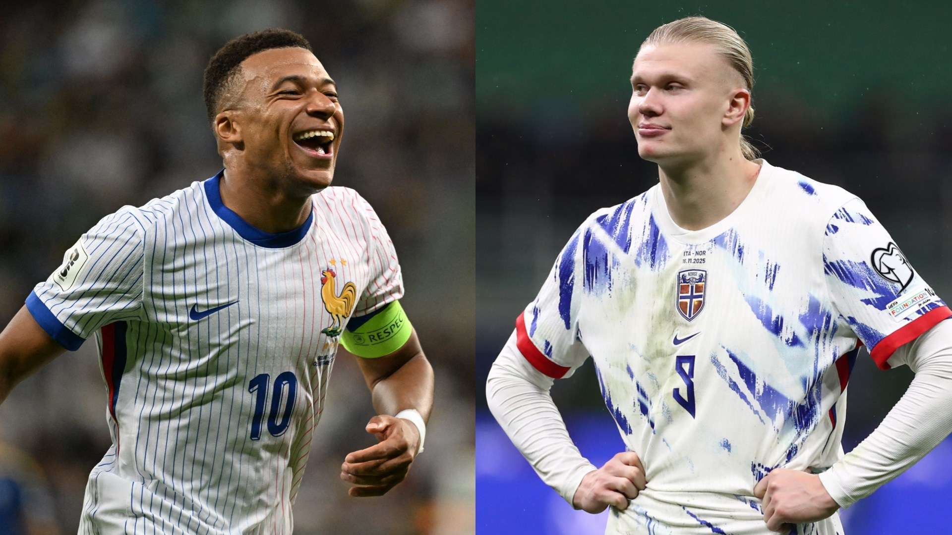 Haaland reacts as Norway face Mbappe World Cup showdown  