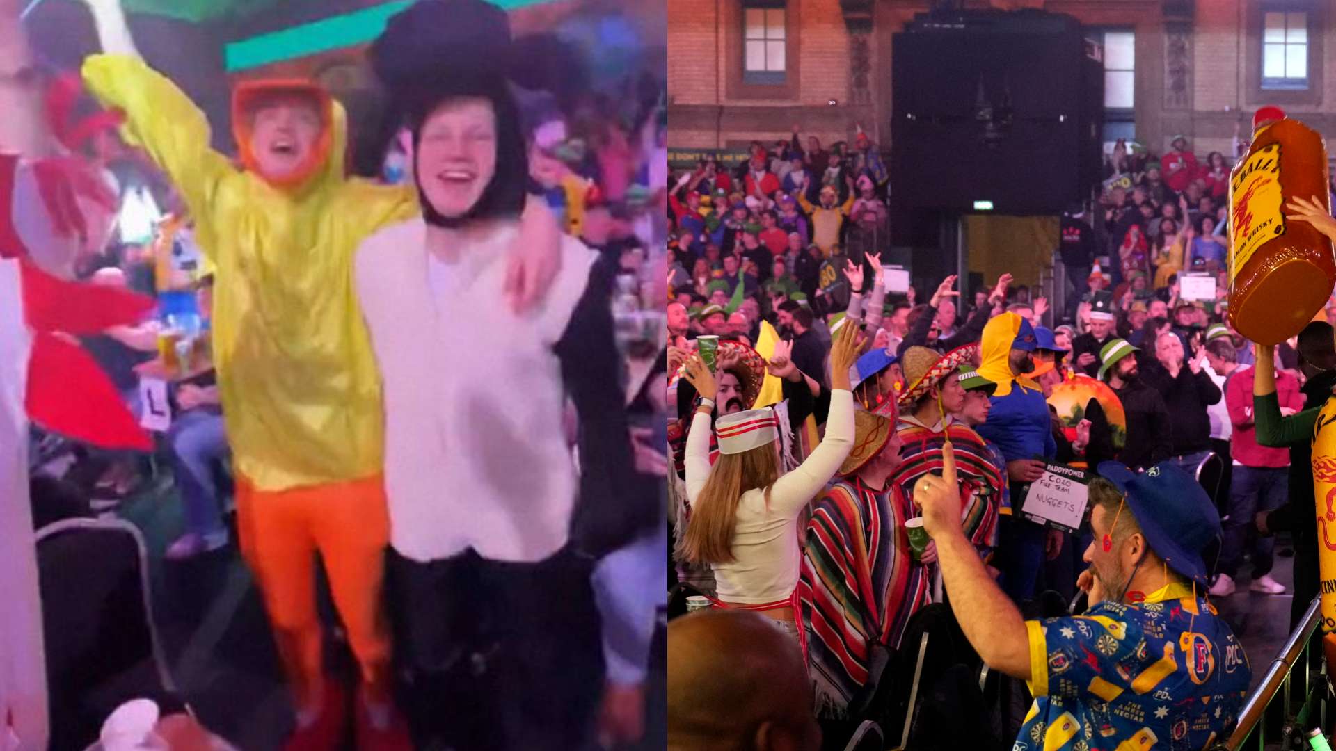 Man Utd target dresses as Shaun the Sheep at World Darts Champs  