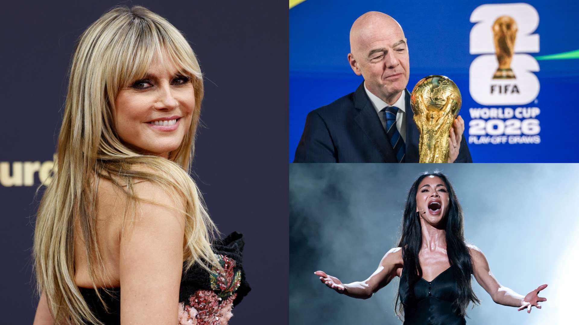 Hart & Klum to co-host World Cup draw with Scherzinger to perform  