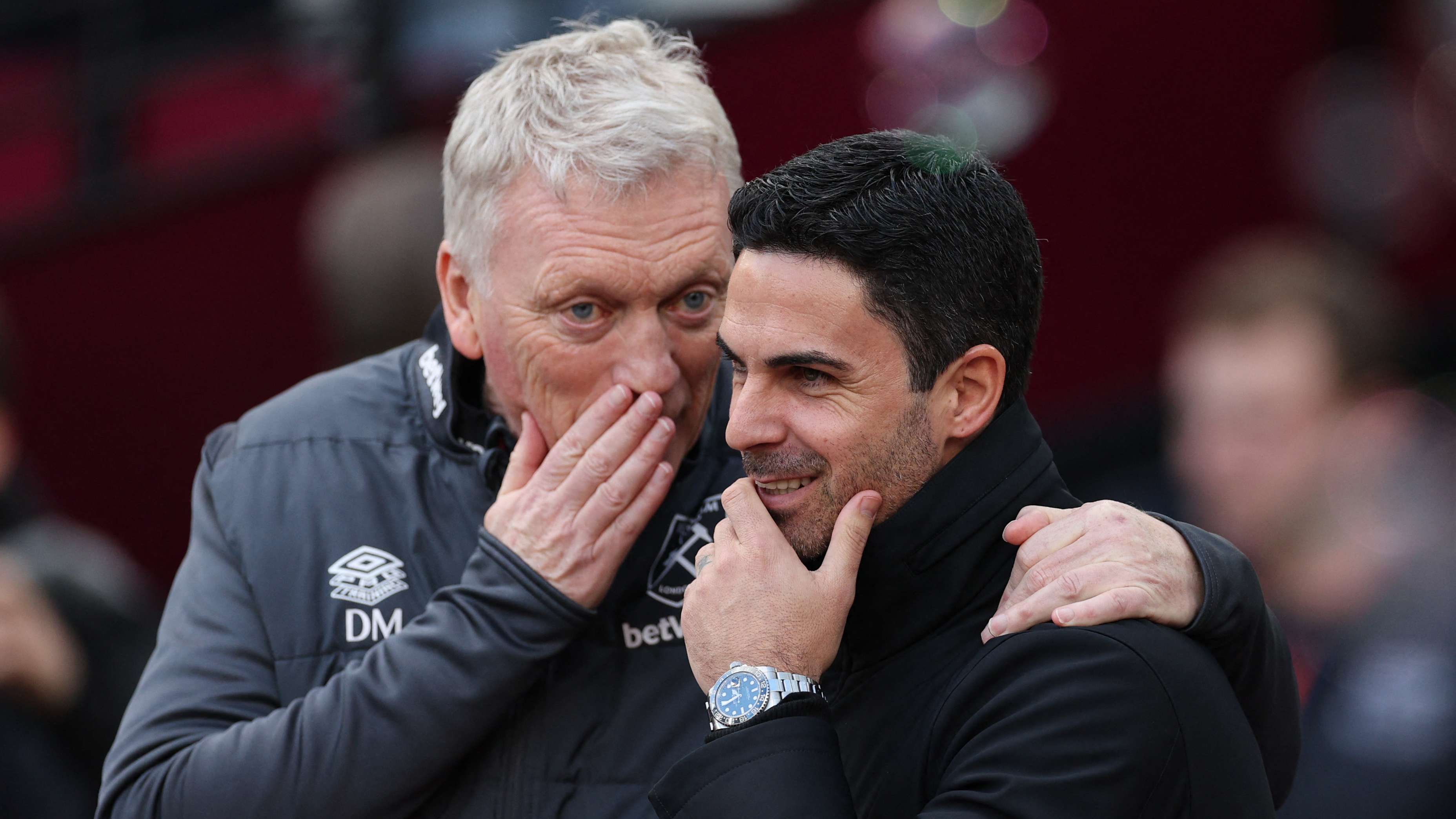 Moyes reveals hilarious story about 'moaner' Arteta  