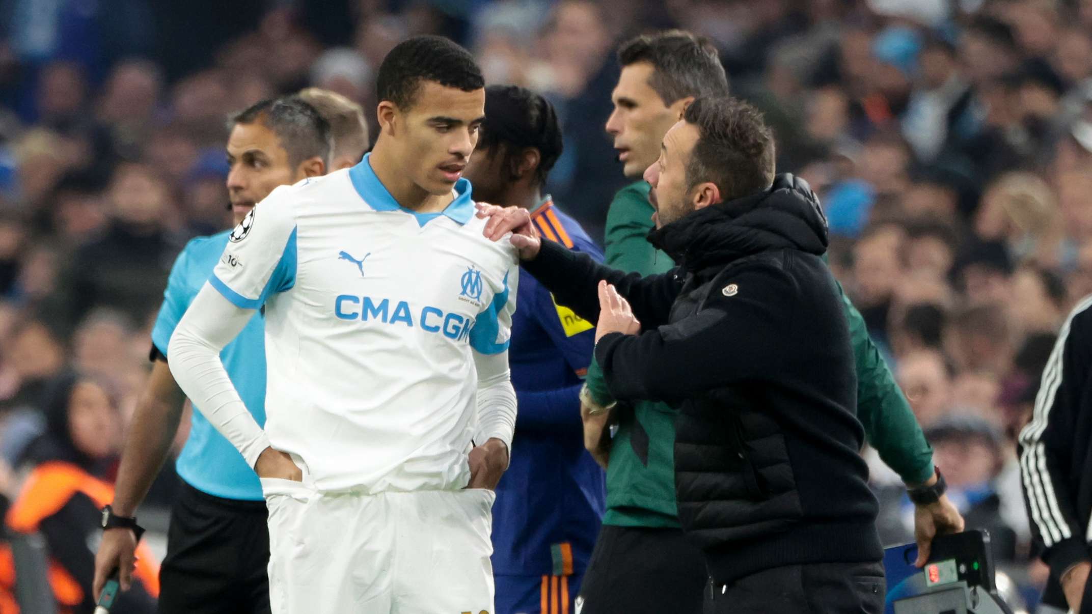 Greenwood & De Zerbi in danger of losing Marseille star as Juventus swoop  