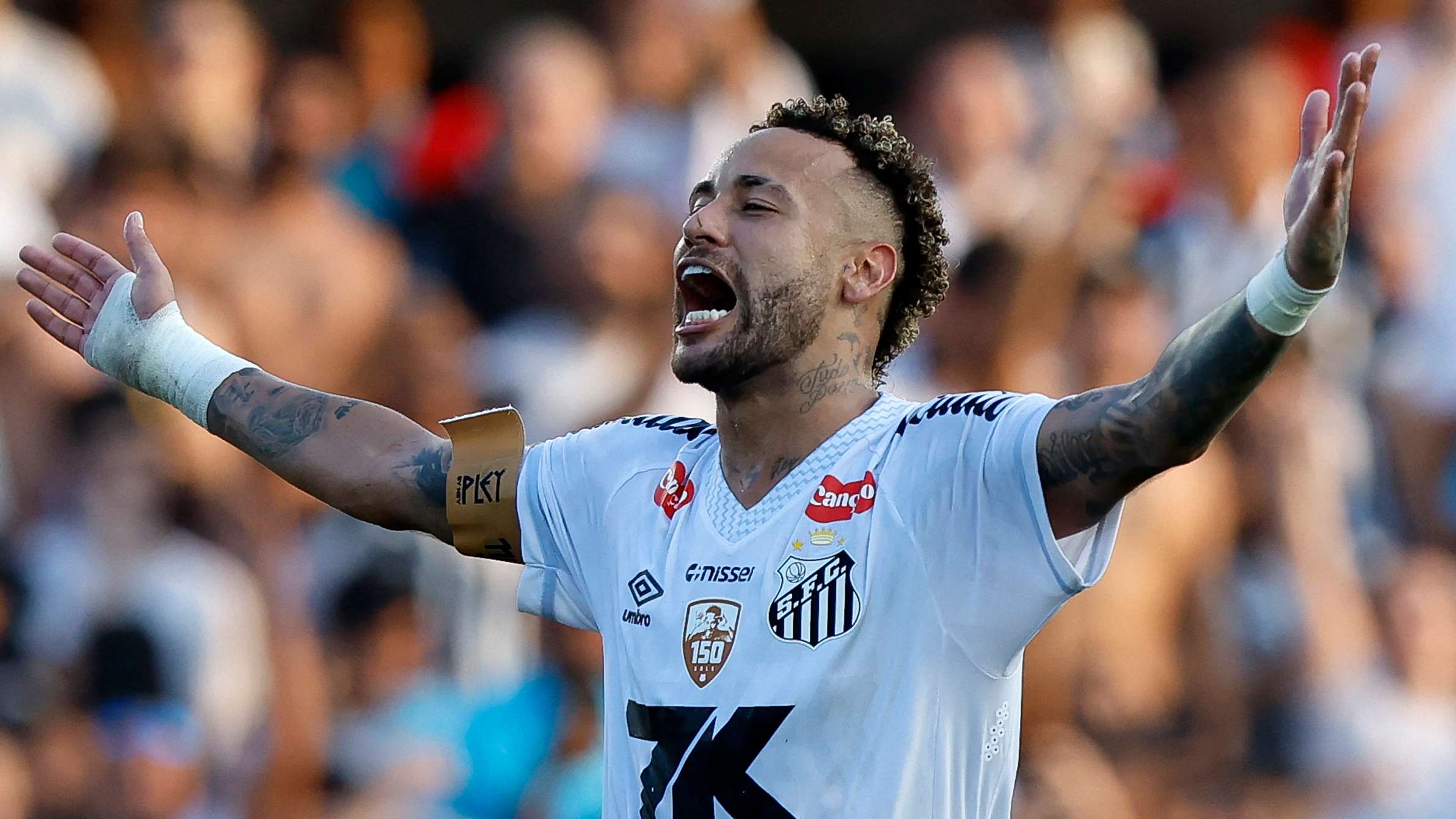 Neymar helps Santos avoid relegation but casts doubt over future  