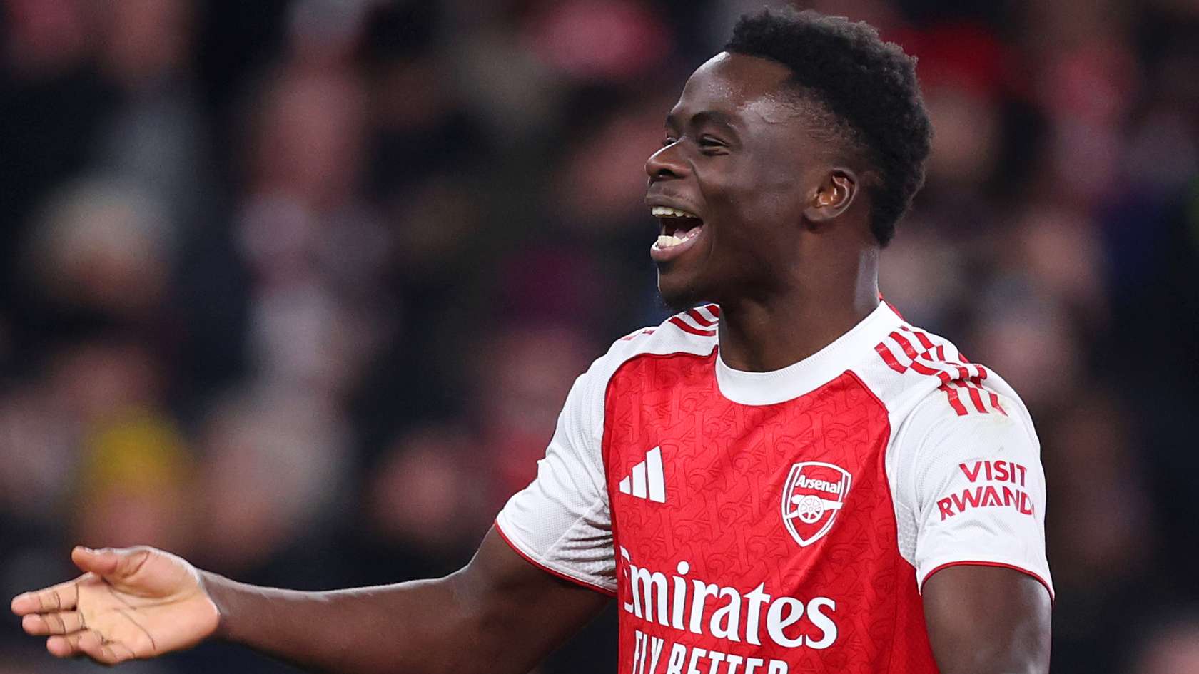Saka admits Arsenal needed 'luck' to beat winless Wolves  