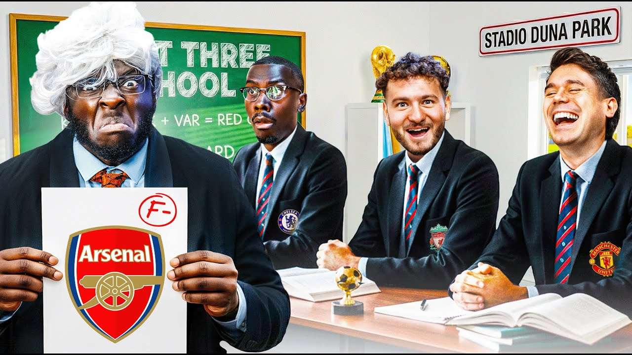 🎥 | Pass or fail? GOAL's Front Three go to Football School  