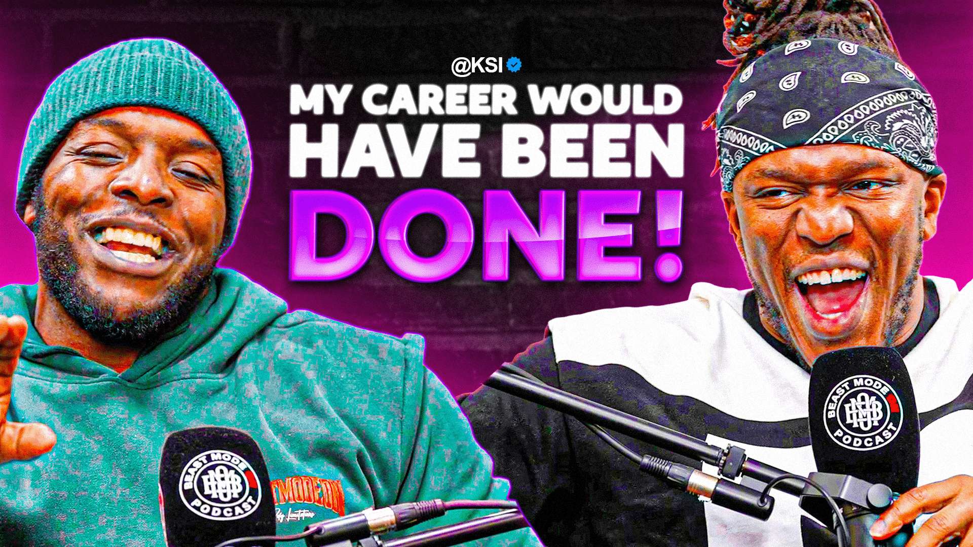 🎥 | KSI talks Arsenal, boxing & more in latest Beast Mode On pod  