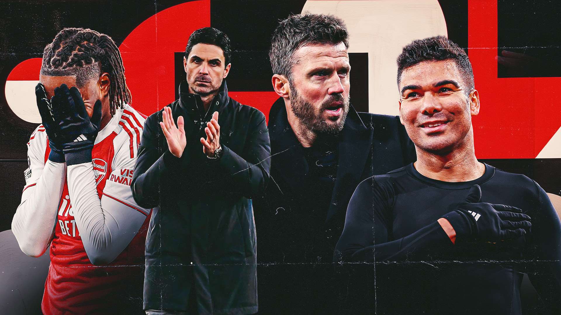 Arteta's Arsenal lose all composure as Man Utd revel in Carrick-mania  