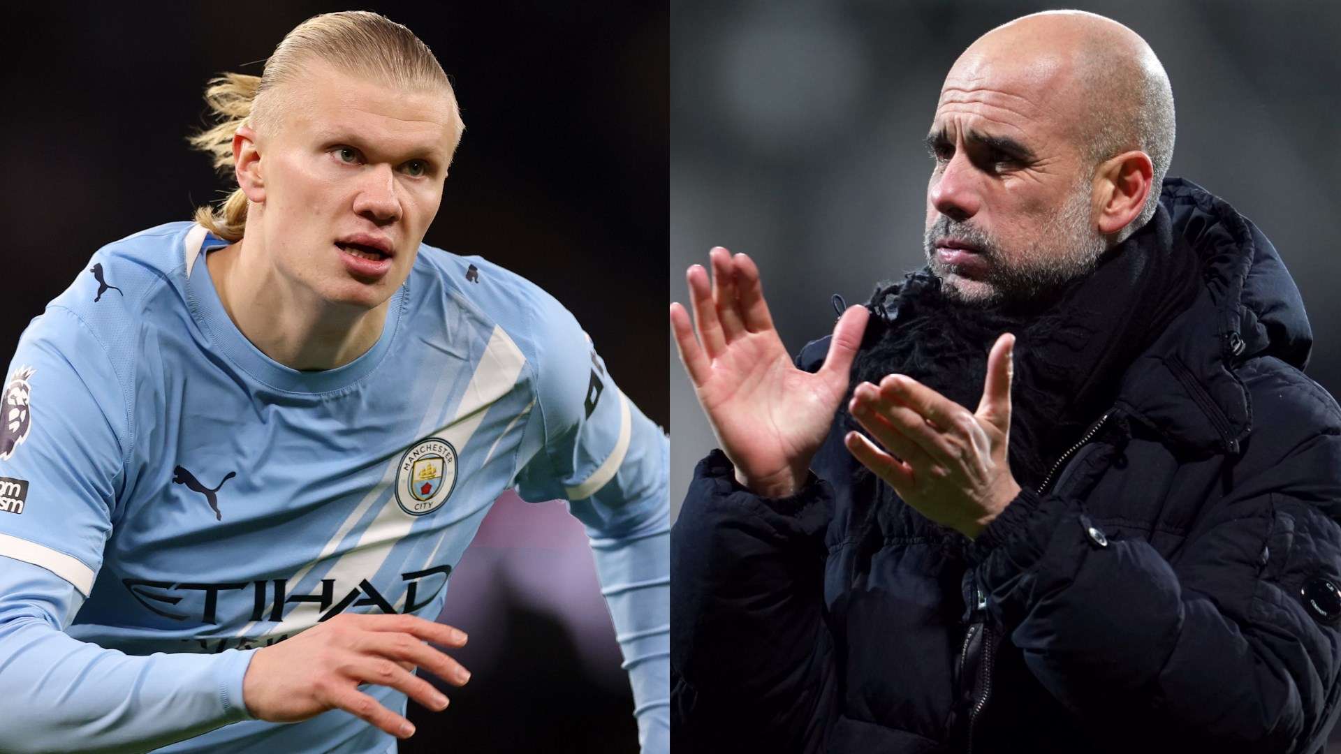 Pep gives spiky response to Haaland form question  