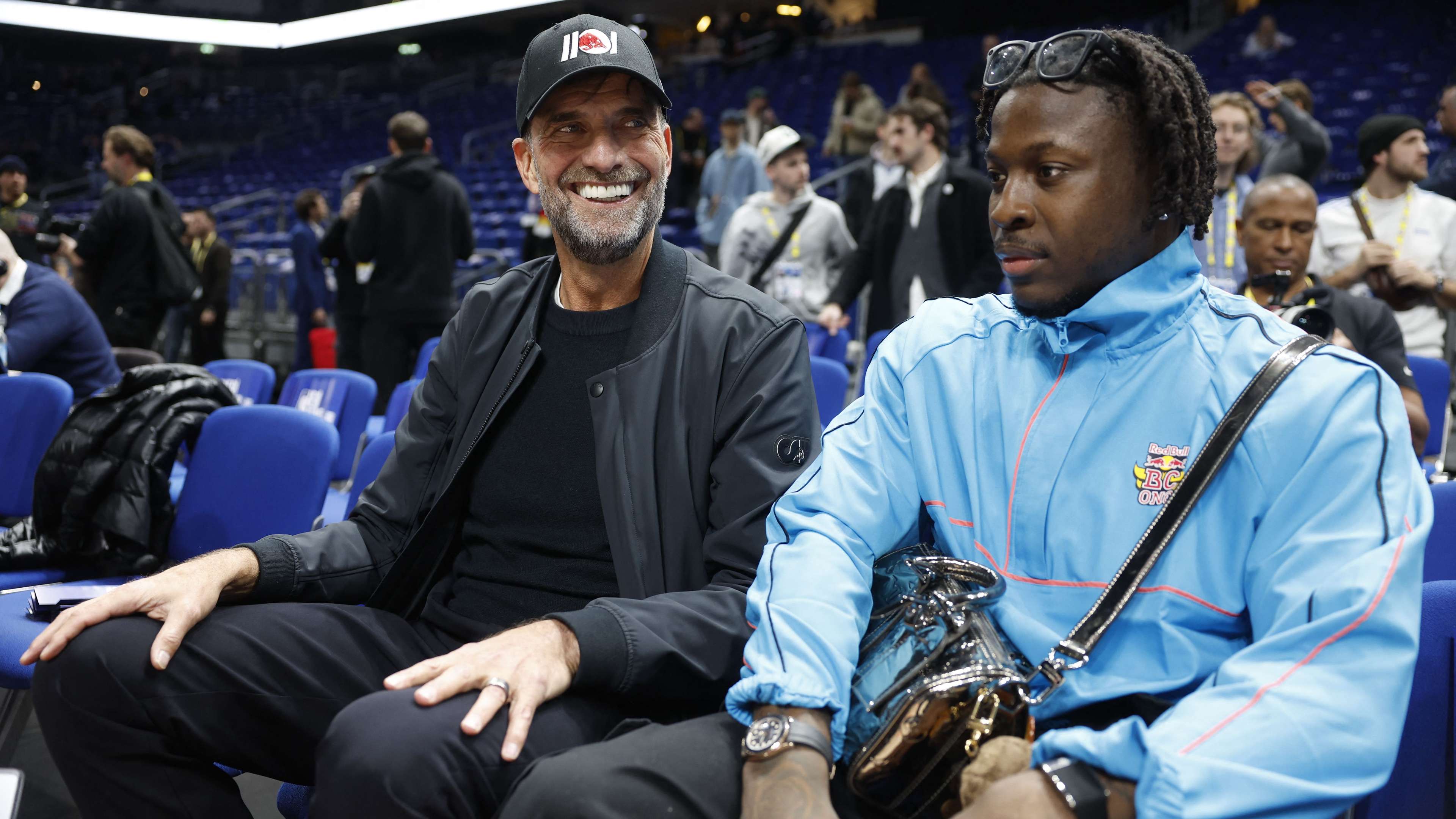 'Make me look small!' - Klopp mixes with NBA stars  