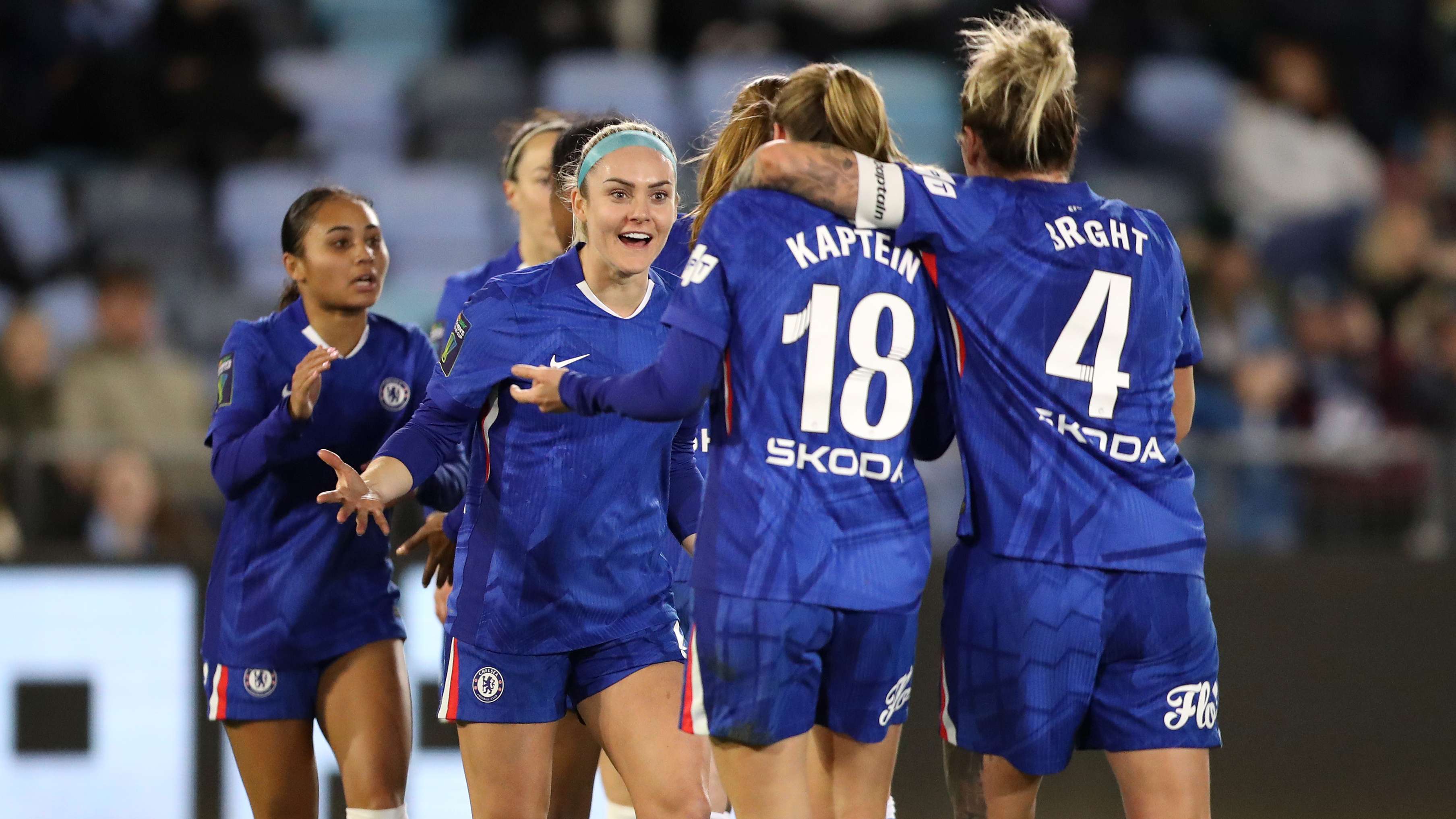 Kaptein header sends Chelsea to Women's League Cup final  