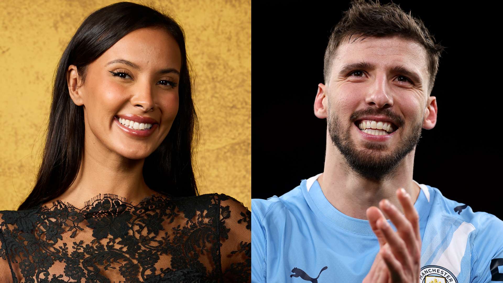 Stick to the day job, Ruben! Maya Jama shares Dias’ artwork  