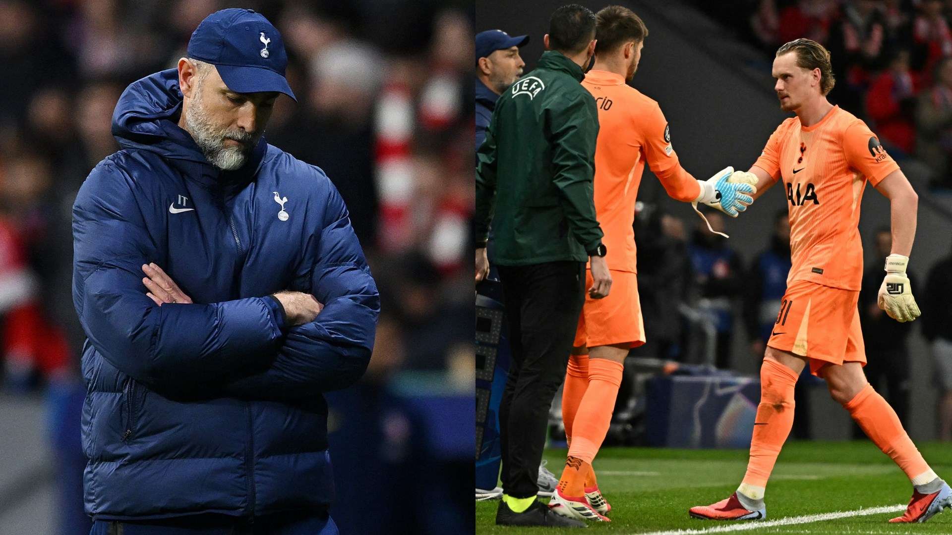 Tudor called out for ignoring Kinsky after subbing goalkeeper  
