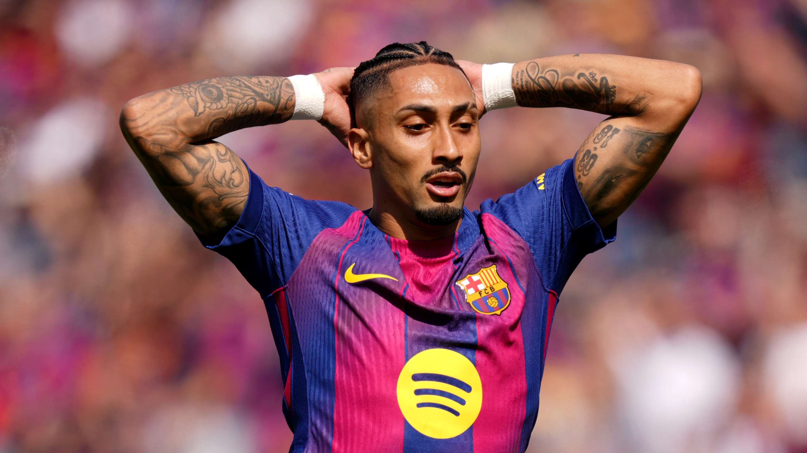 Barca dealt huge blow as Raphinha withdraws from Brazil squad  