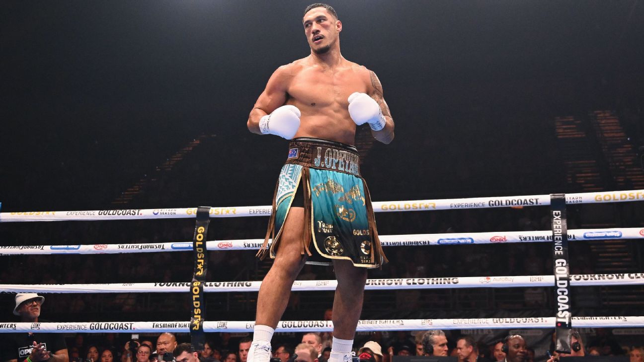 Opetaia routs Glanton for Zuffa cruiserweight belt  