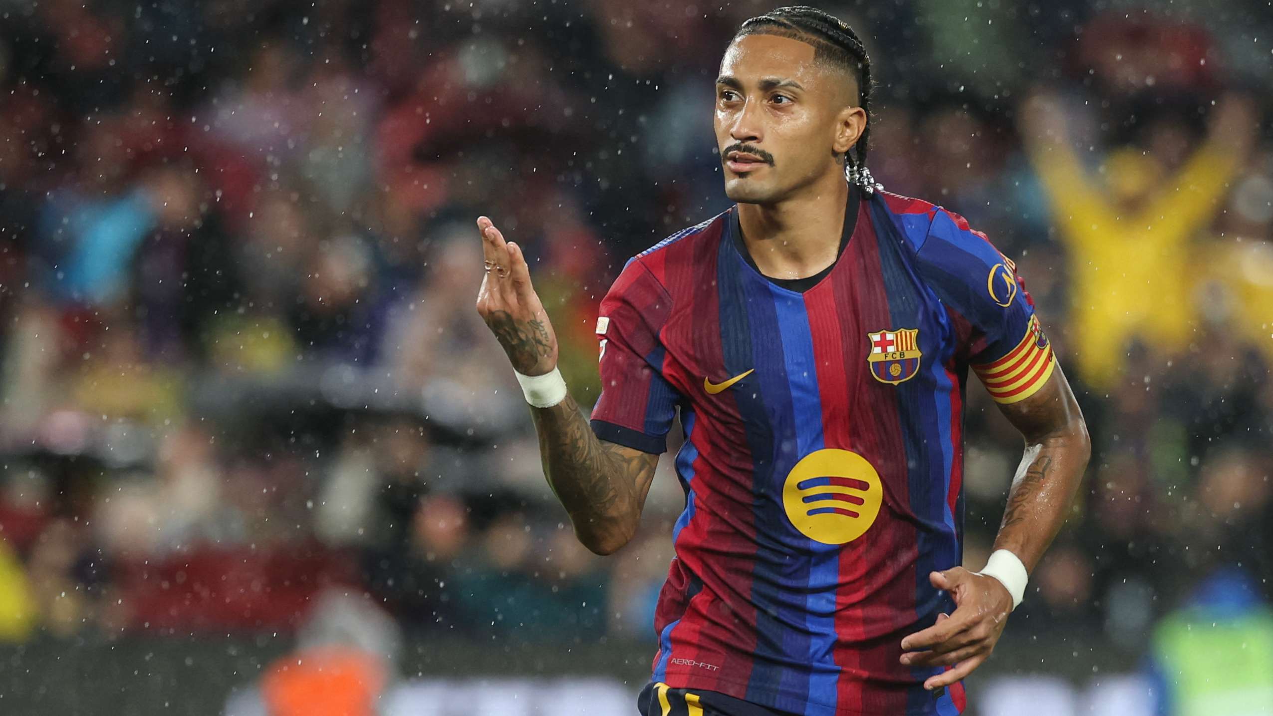 Raphinha equals Messi milestone as Flick's Barcelona shatter club records  