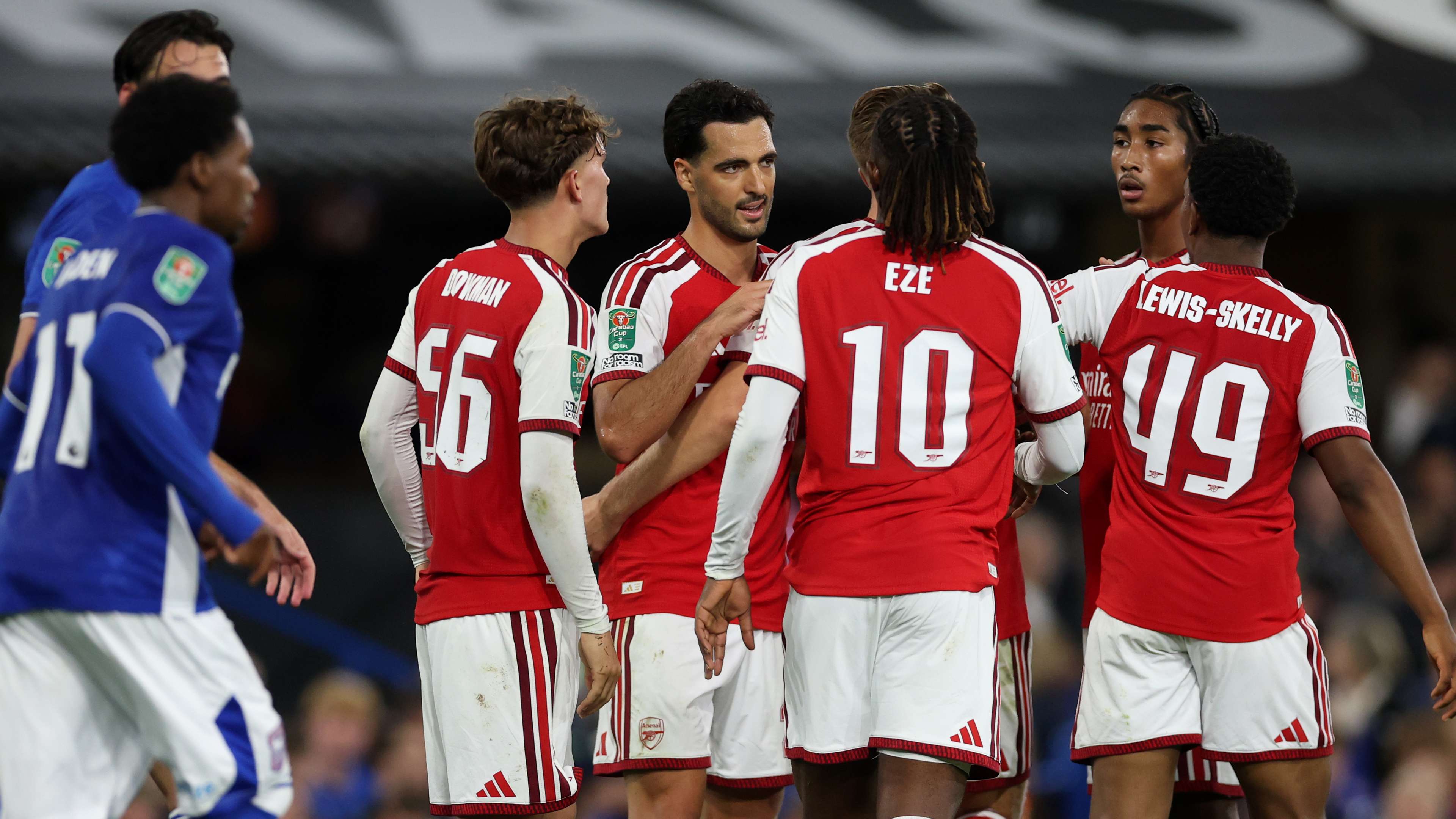 With video: Arsenal storm Ipswich Town's defences with four goals and await their opponent in the League Cup round of 16  