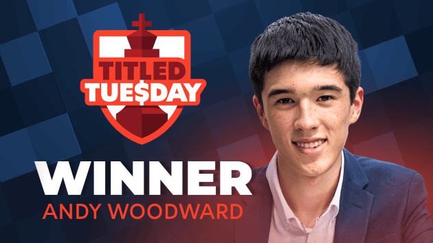 'W' Is For Woodward Wins Titled Tuesday  