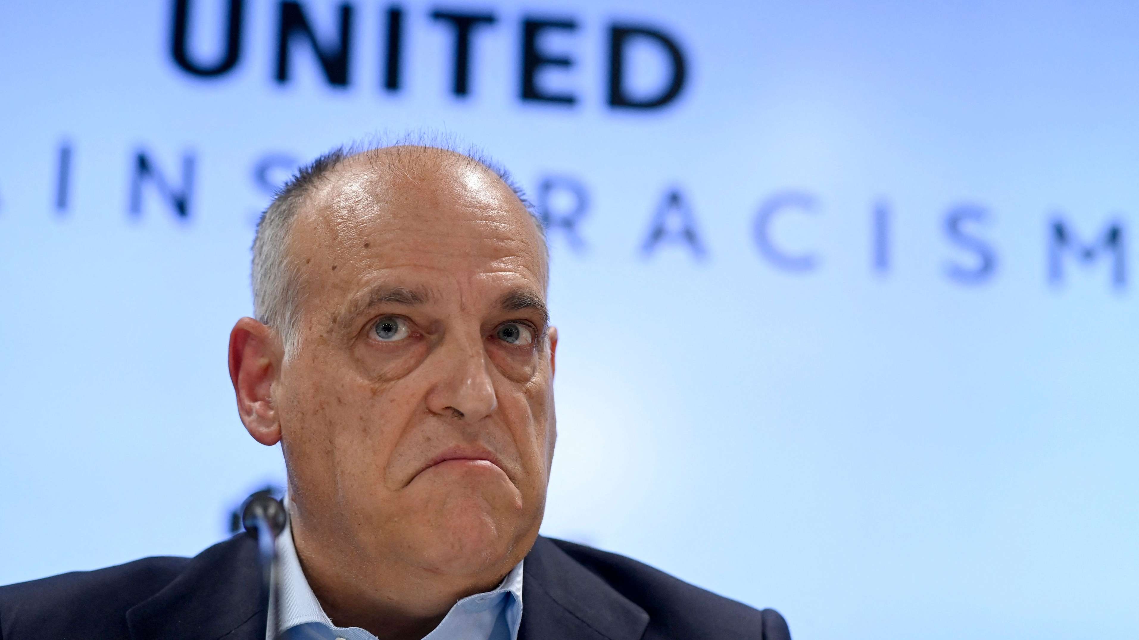 Tebas escalates his rhetoric against Real Madrid: the board conducts an orchestra of its mouthpieces and the channel sings  