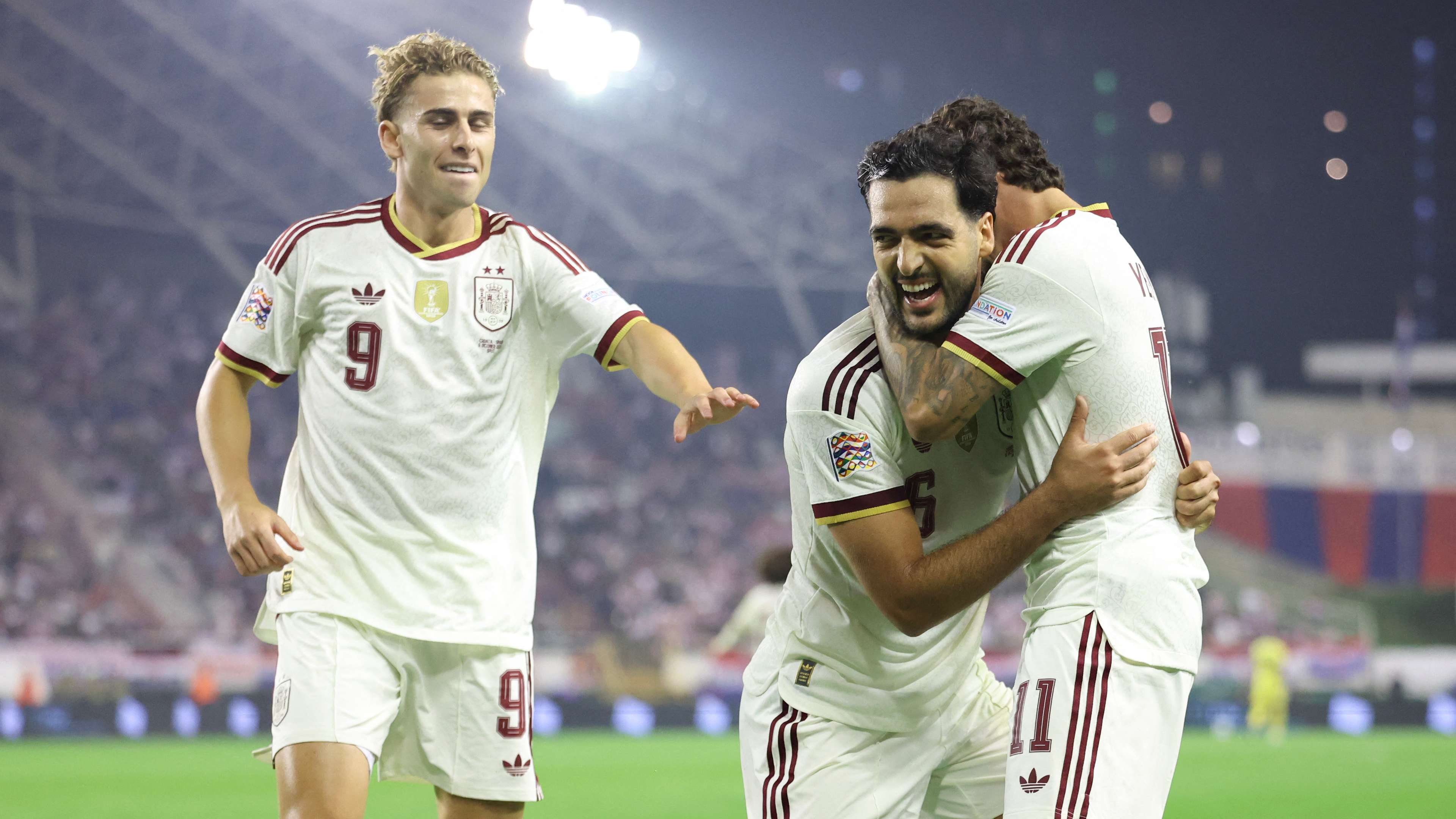 Super-sub Merino! Arsenal man rescues world champions with sensational late volley in Split  