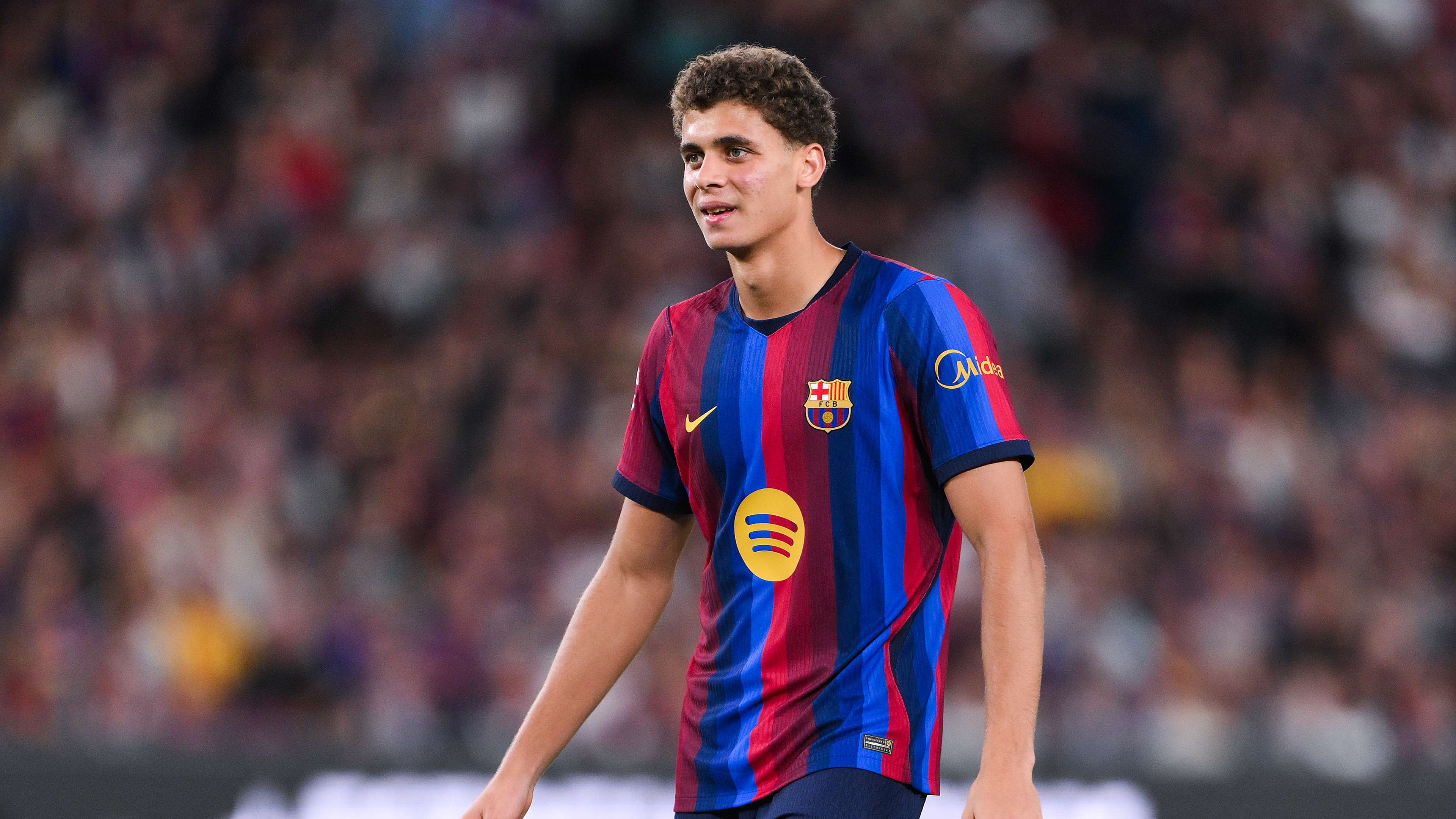 A terrifying leap threatens Hamza Abdelkarim's position at Barcelona  