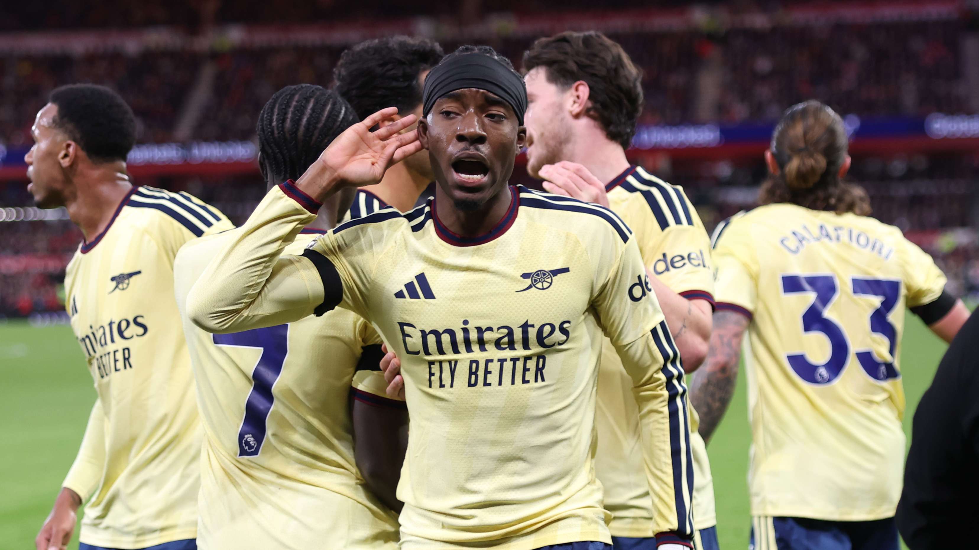 Raya hails 'special' Madueke as Arsenal beat Forest  
