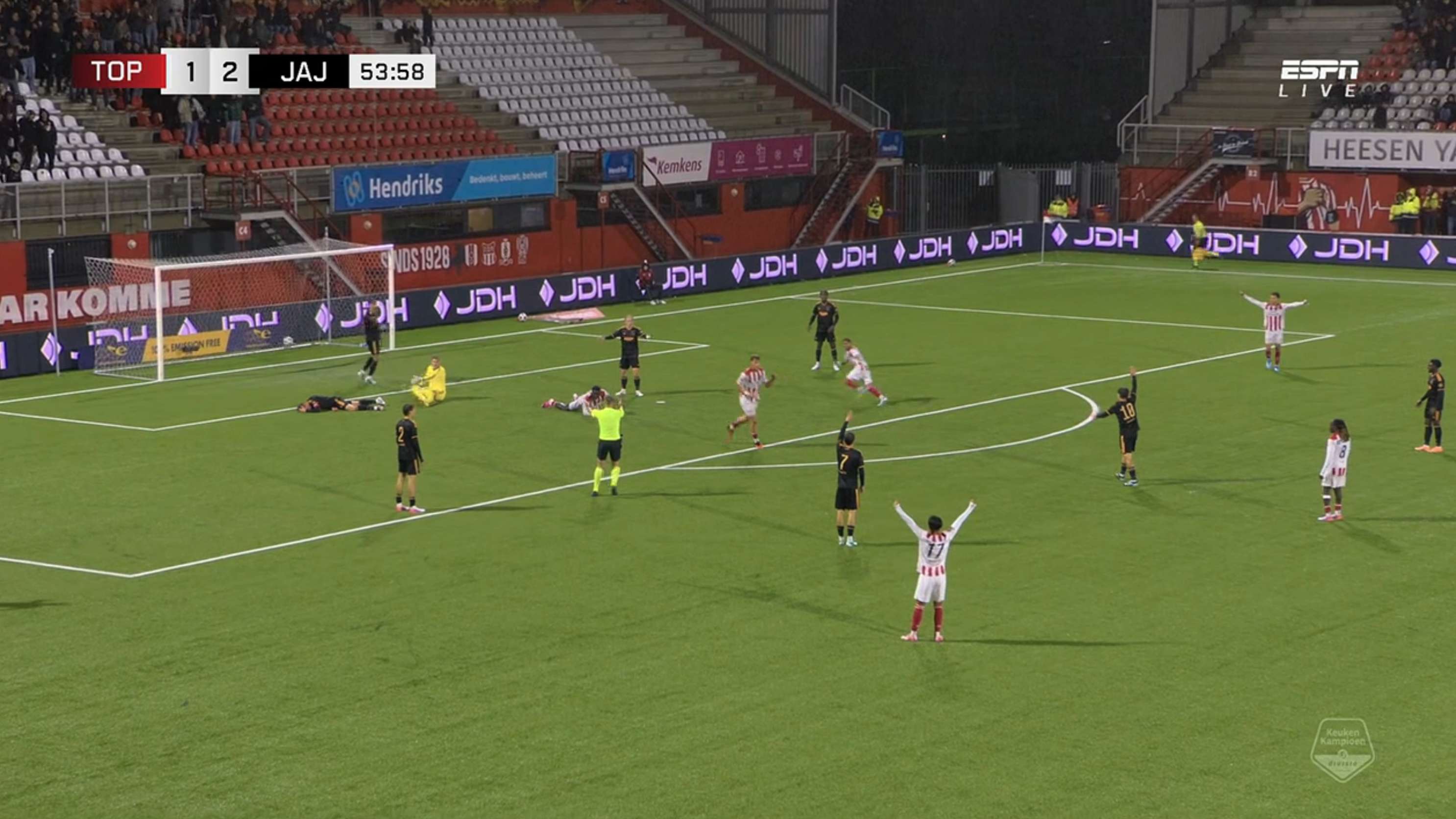 Joeri Heerkens makes another huge blunder for Jong Ajax straight after a month out  
