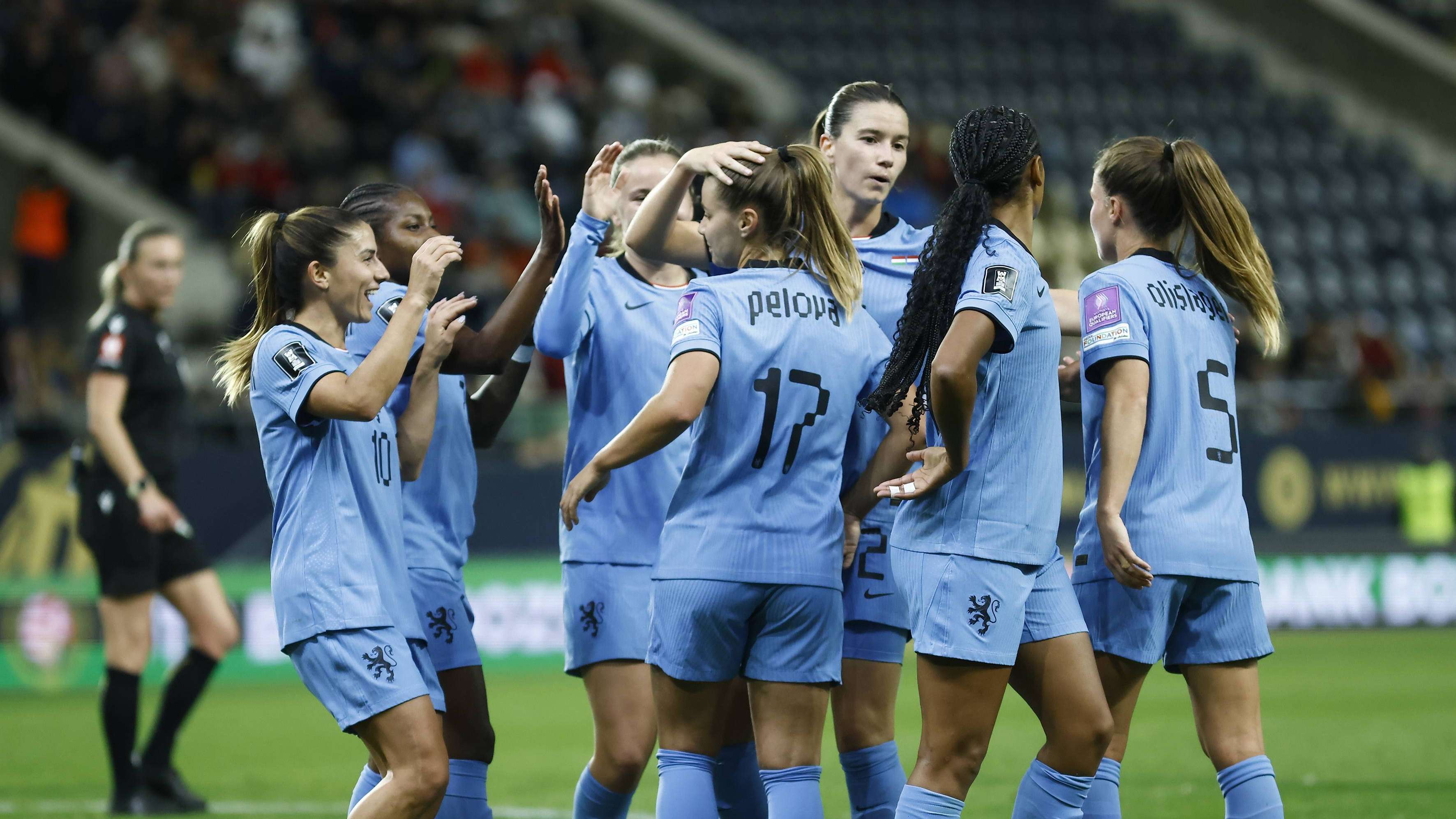 Netherlands Women run riot in World Cup play-offs: 0-8  